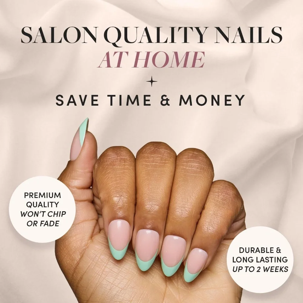 Glamnetic Press On-Nails Pistachio Crème